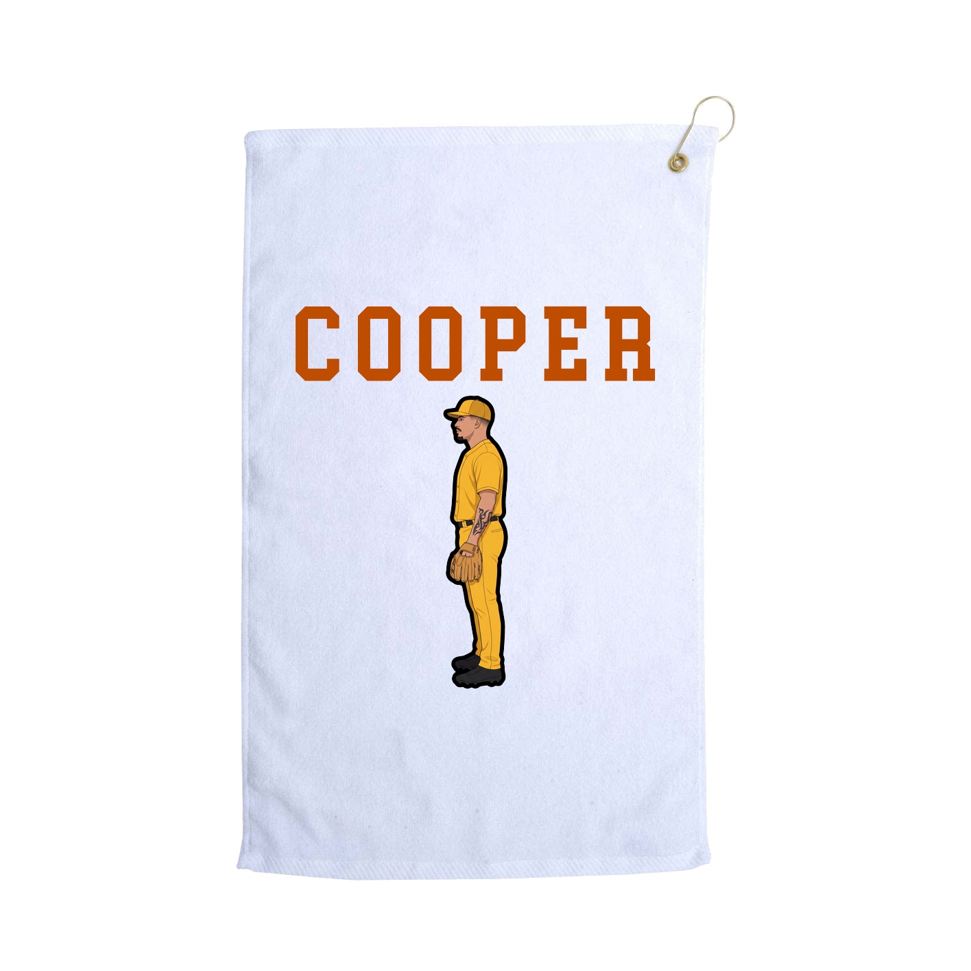 Golf Towel — Shirsey in White