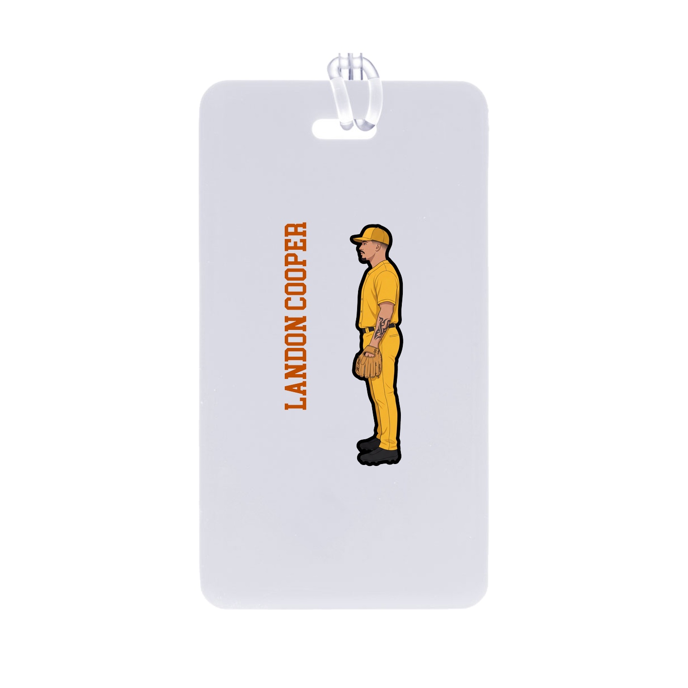 Bag Tag — Name Vertical in Classic