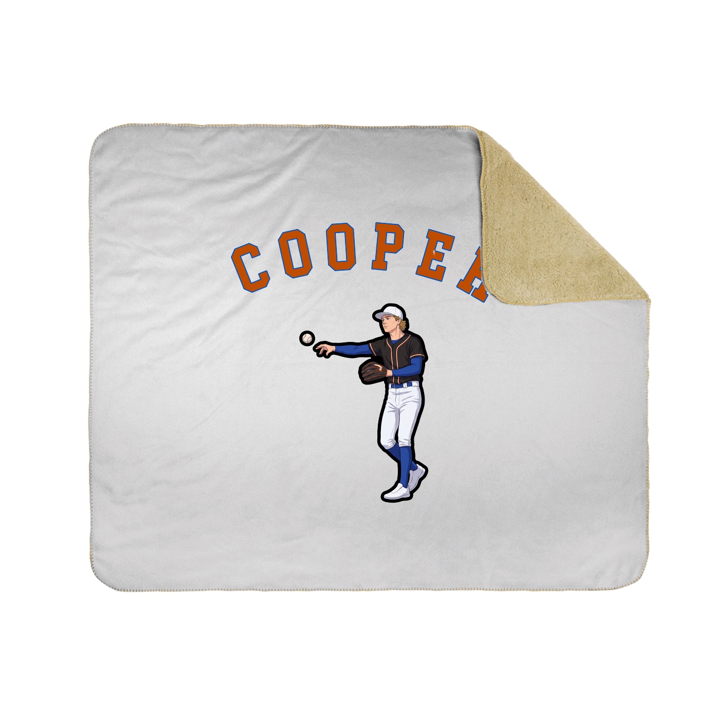 Throw Blanket — Shirsey Arch in White