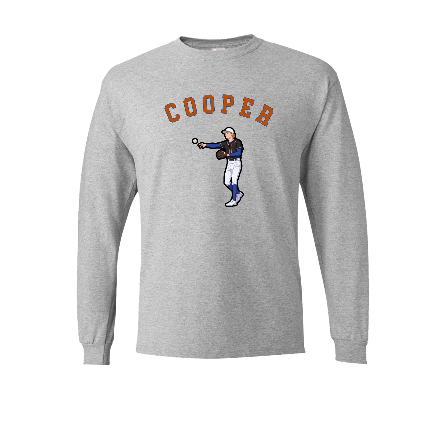 Long Sleeve Tee — Shirsey Arch in Grey