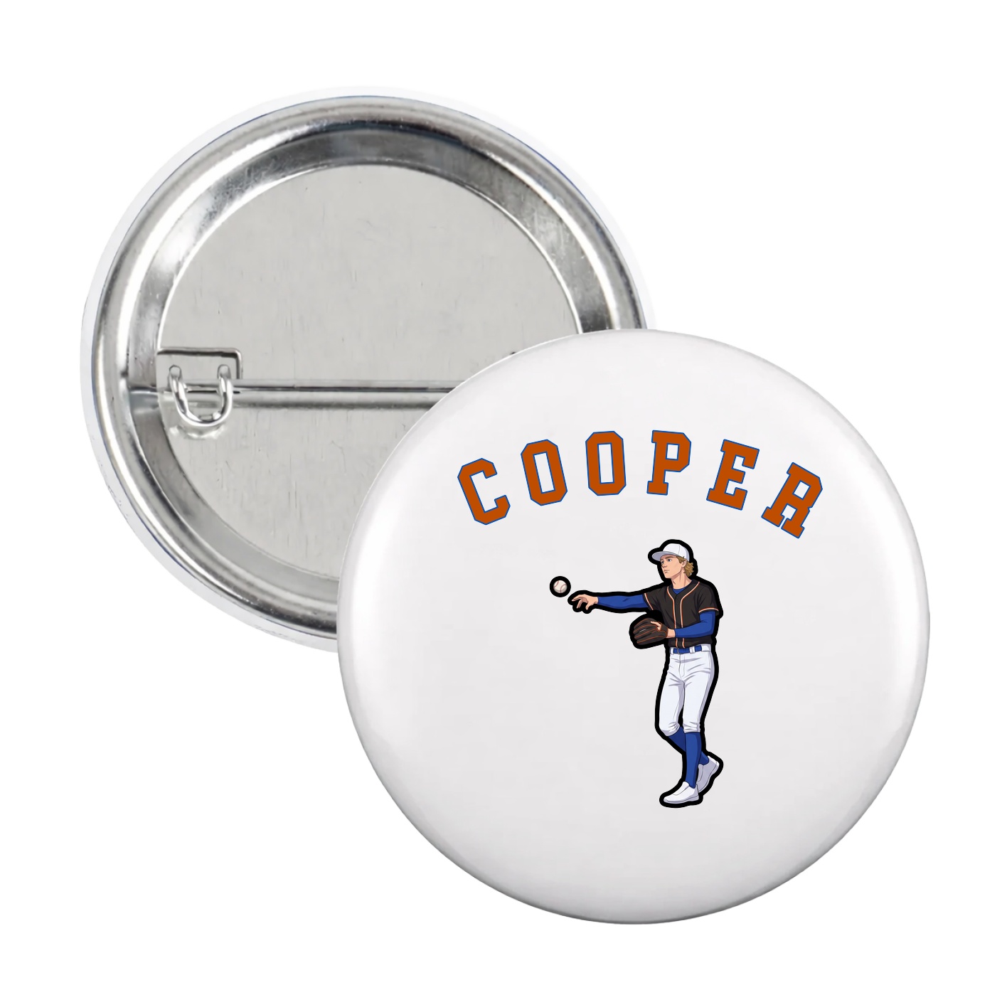 Game Day Button — Shirsey Arch in White
