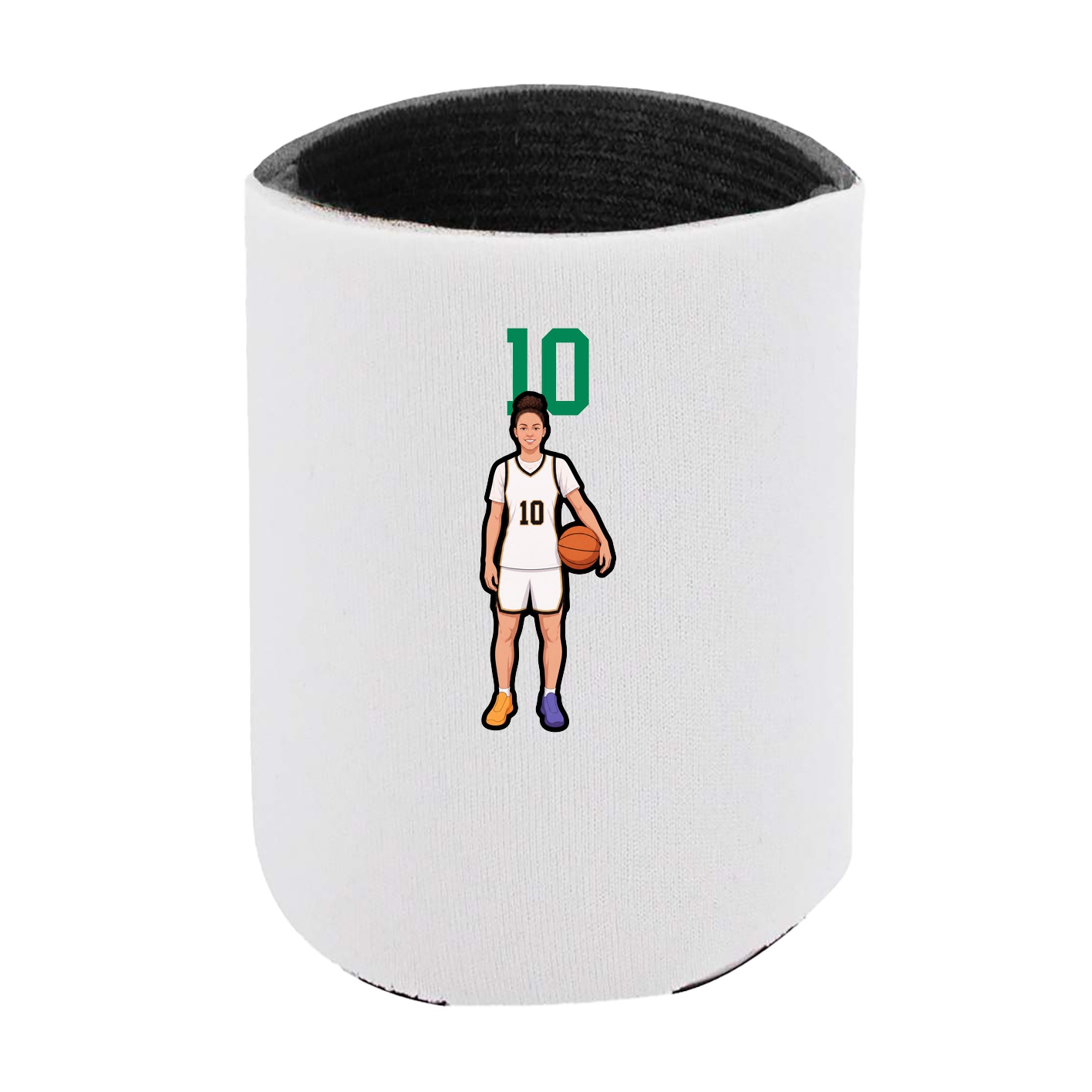 Can Holder — Number Top in White