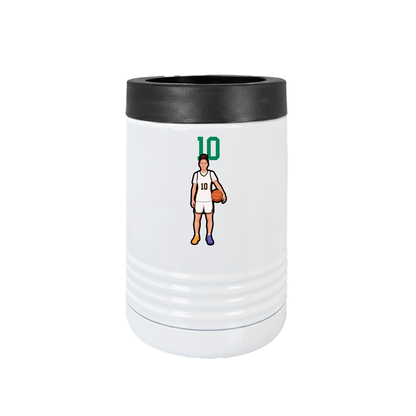 Beverage Holder — Number Top in White