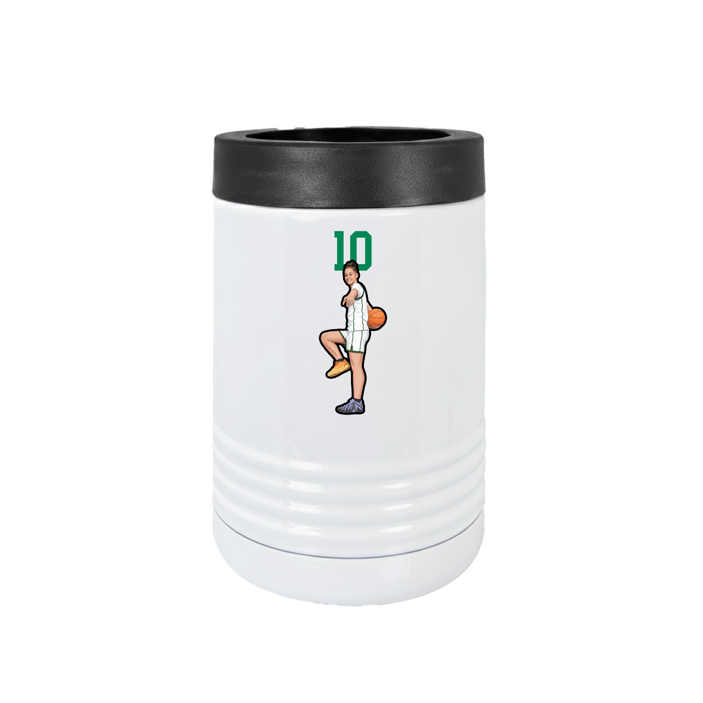 Beverage Holder — Number Top in White