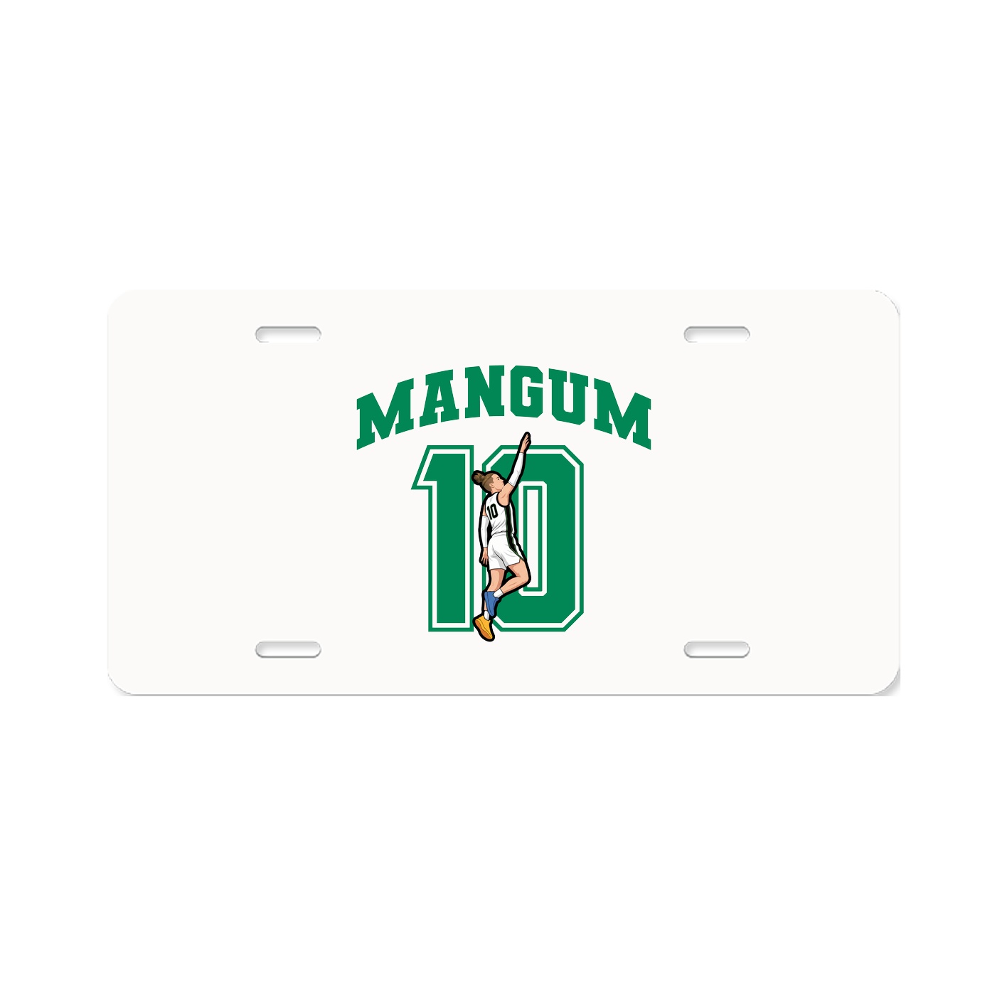 License Plate — Number in Classic