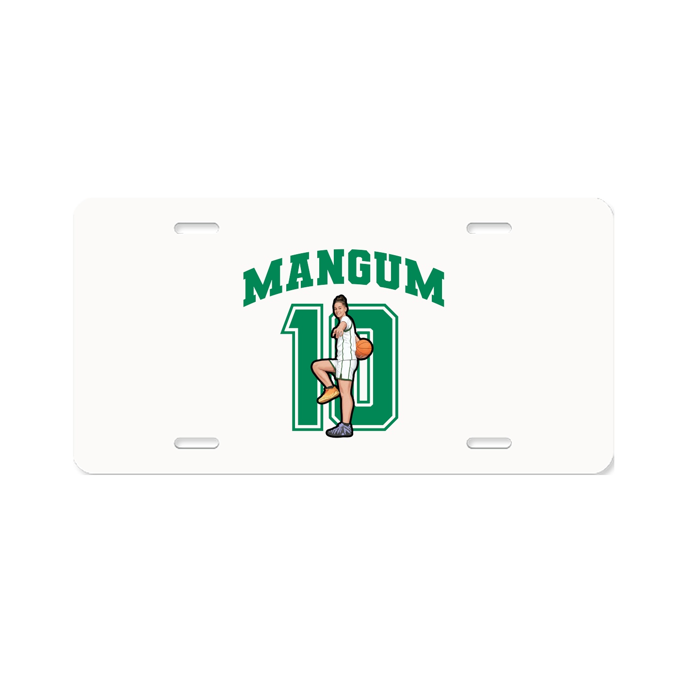 License Plate — Number in Classic
