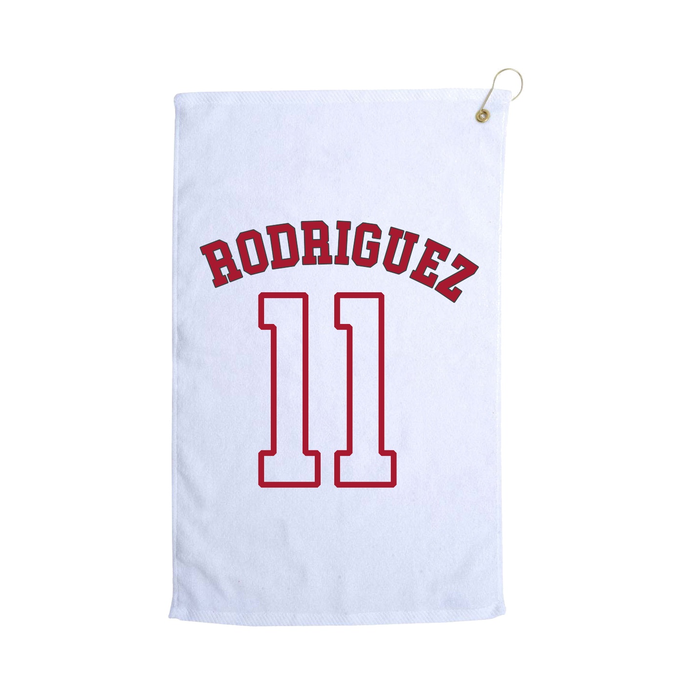 Golf Towel — Shirsey Arch in White