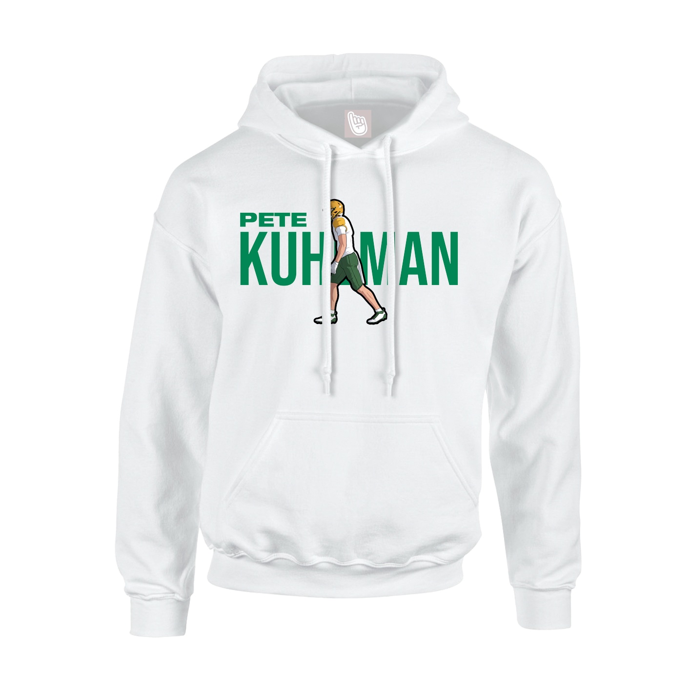 Youth Hoodie — Player Name in White