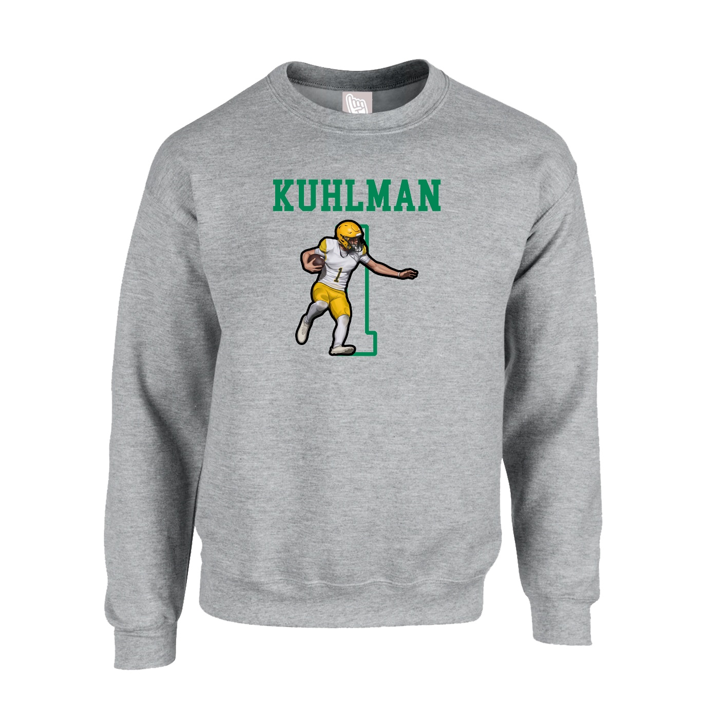 Fleece Crew — Shirsey in Grey