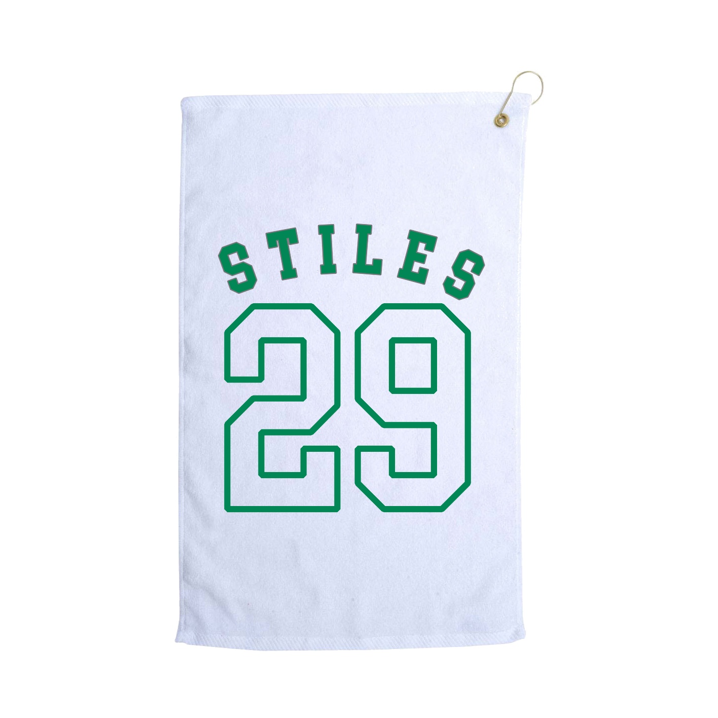Golf Towel — Shirsey Arch in White