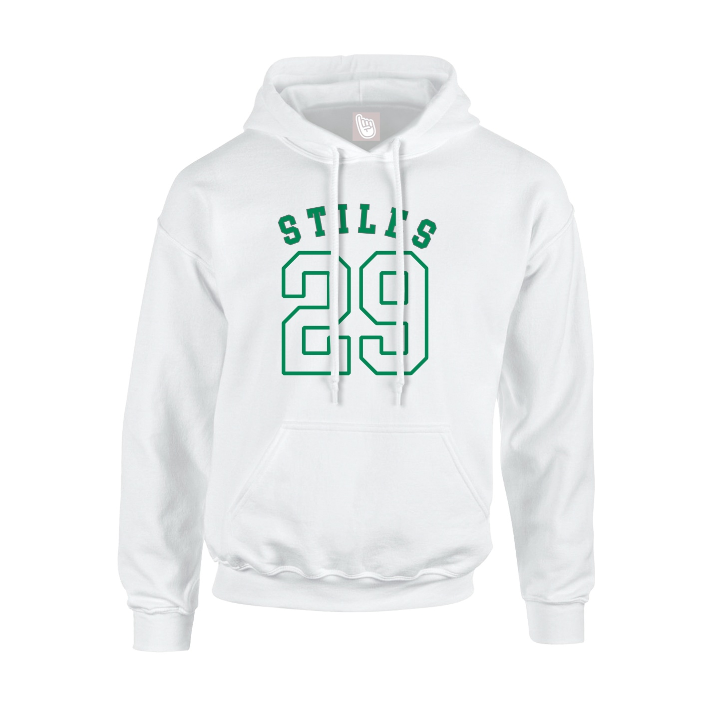 Youth Hoodie — Shirsey Arch in White