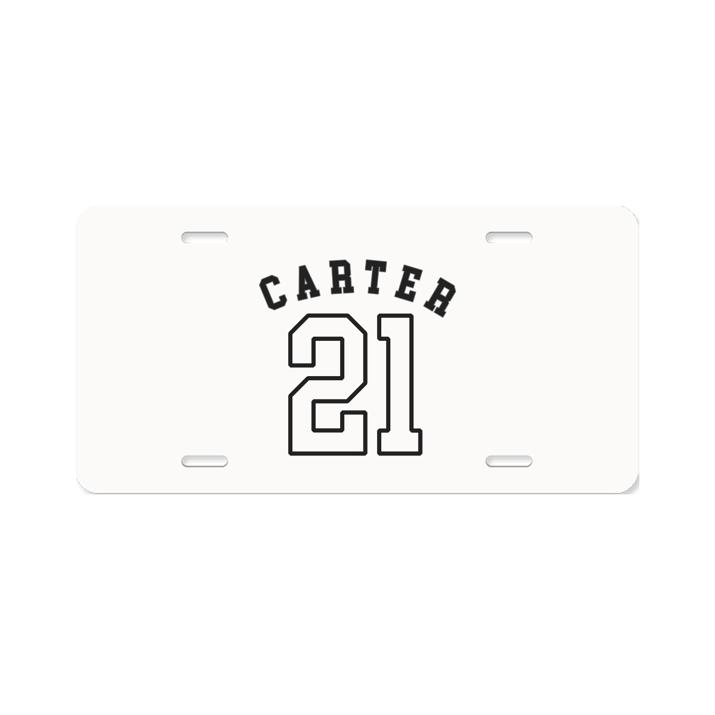 License Plate — Shirsey Arch in Classic