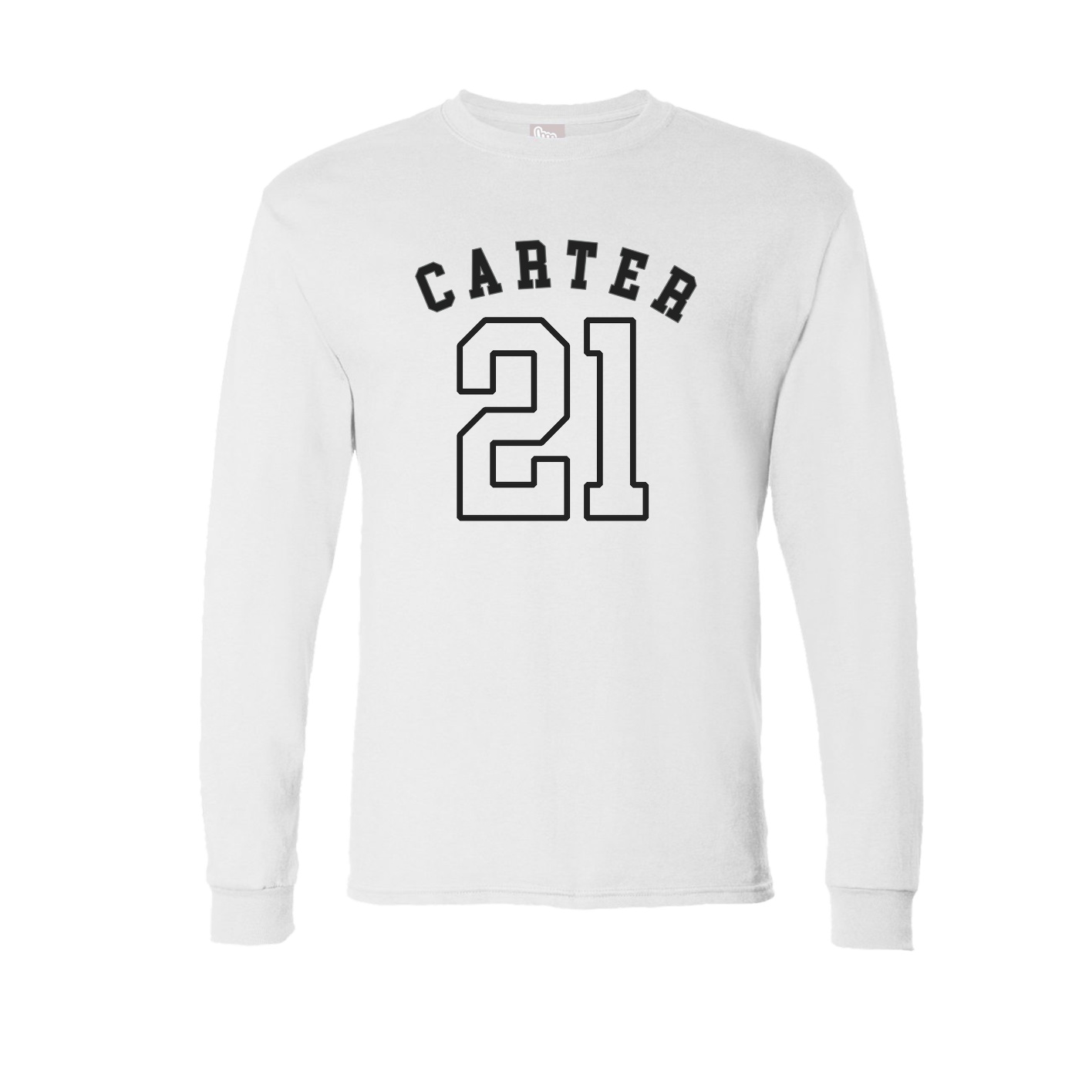 Long Sleeve Tee — Shirsey Arch in White