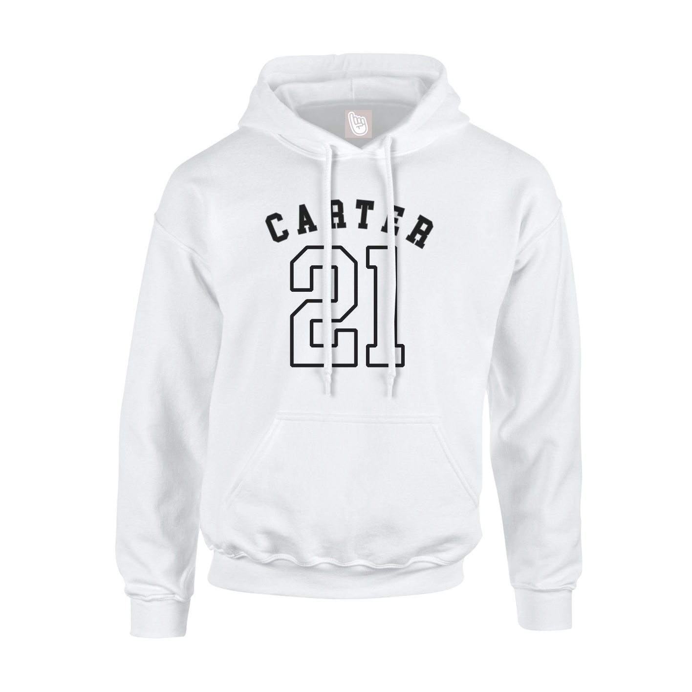 Hoodie — Shirsey Arch in White