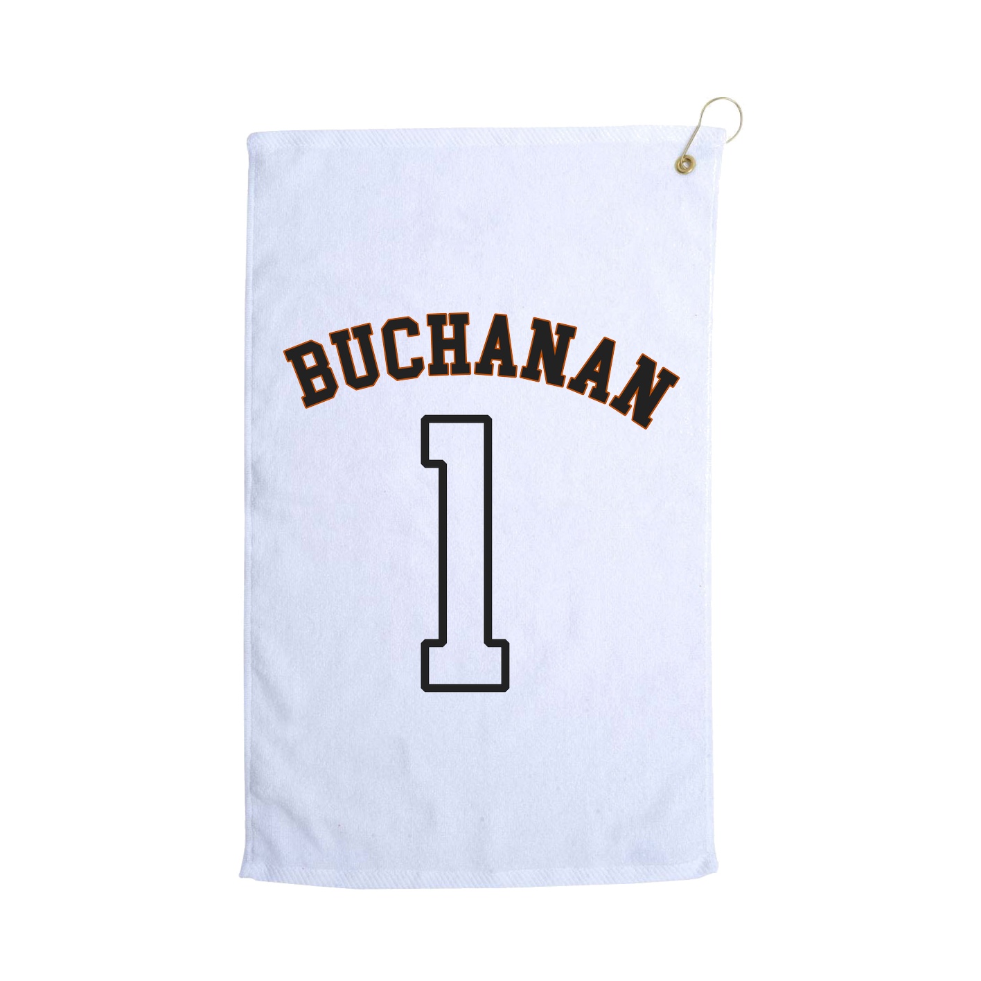 Golf Towel — Shirsey Arch in White
