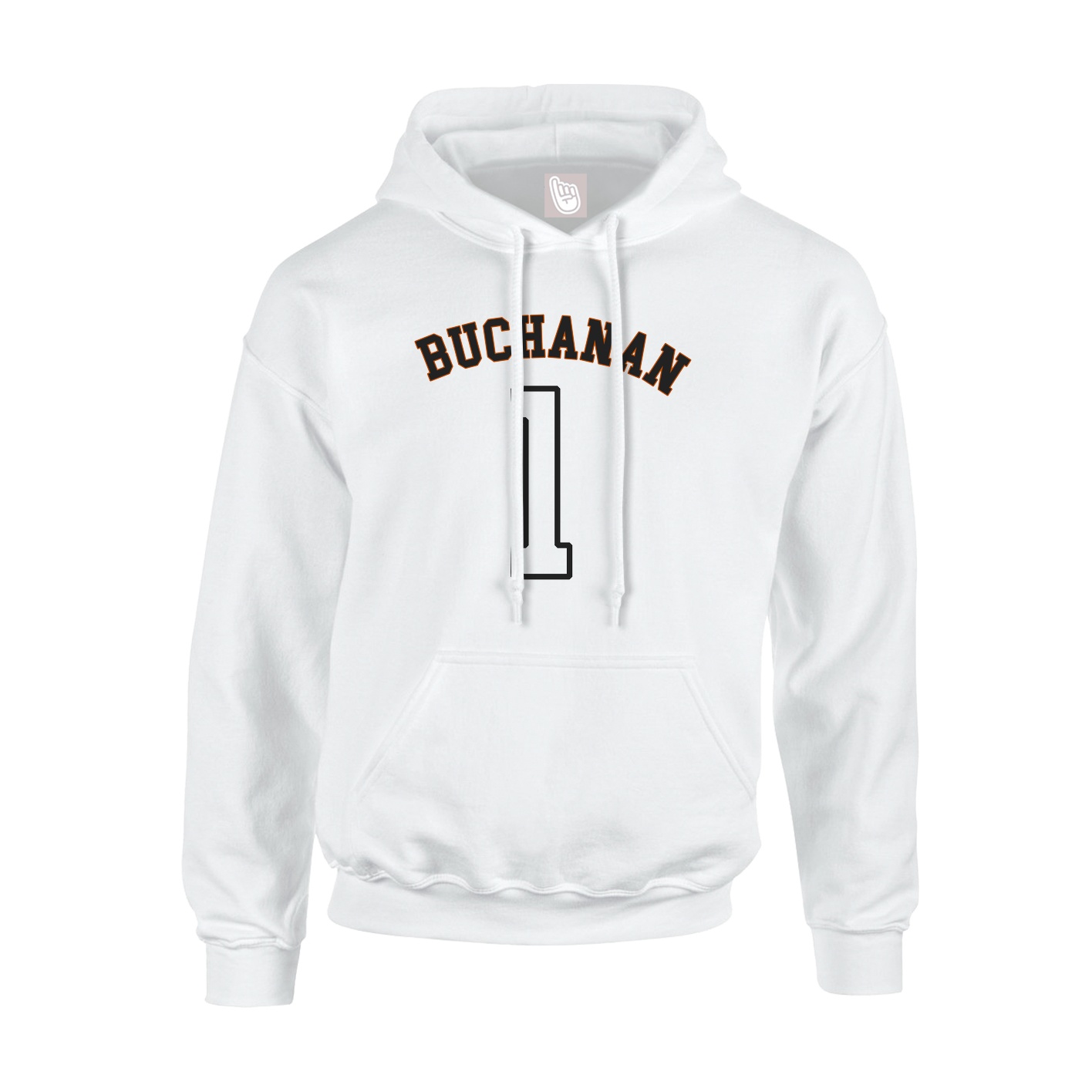 Hoodie — Shirsey Arch in White