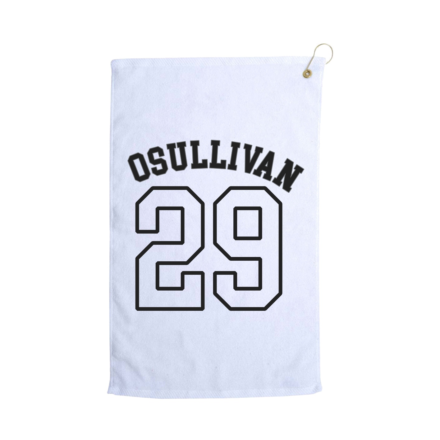 Golf Towel — Shirsey Arch in White