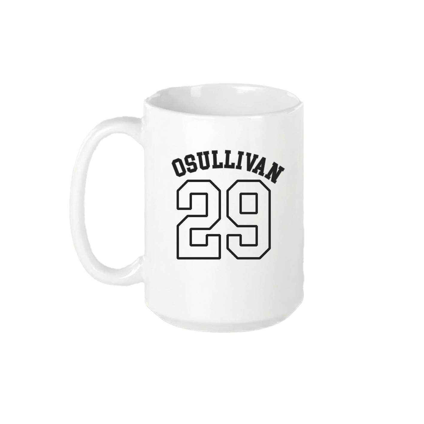 15oz Coffee Mug — Shirsey Arch in White