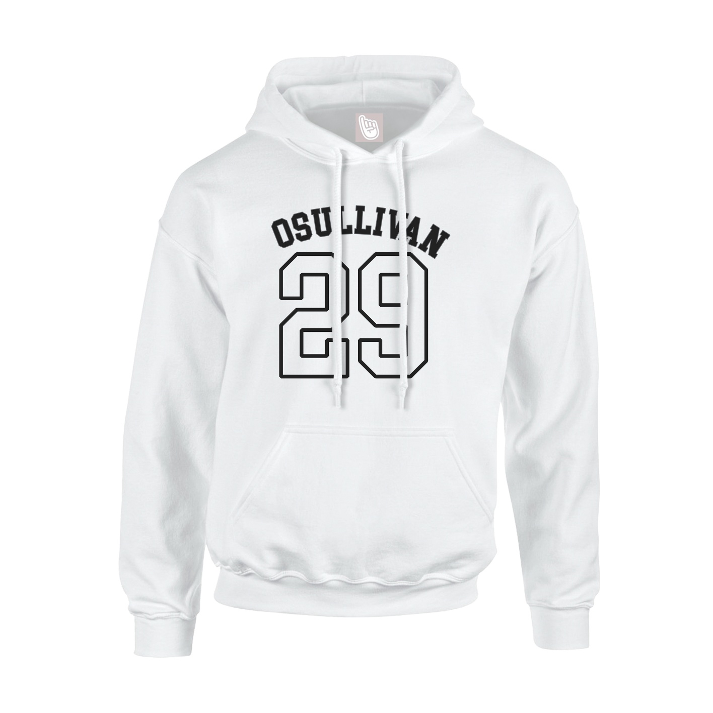 Hoodie — Shirsey Arch in White