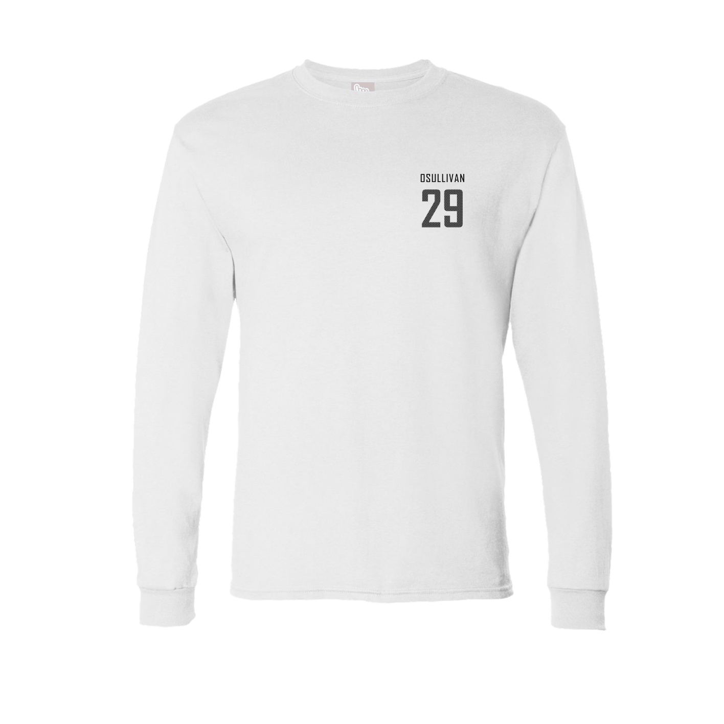 Long Sleeve Tee — Mesh Shirsey in White