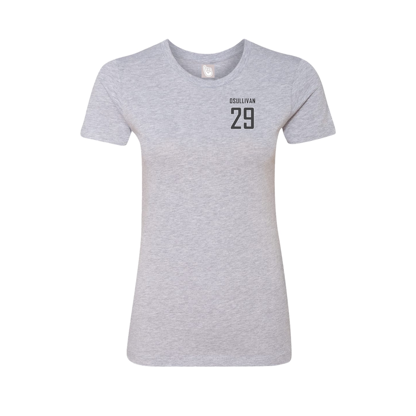 Fitted Women's Tee — Mesh Shirsey in Grey