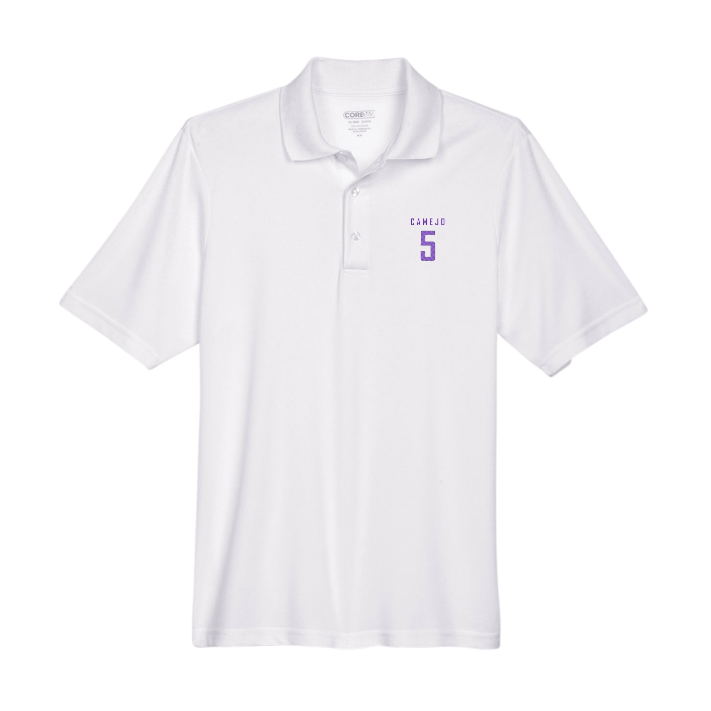 Performance Polo — Mesh Shirsey in White