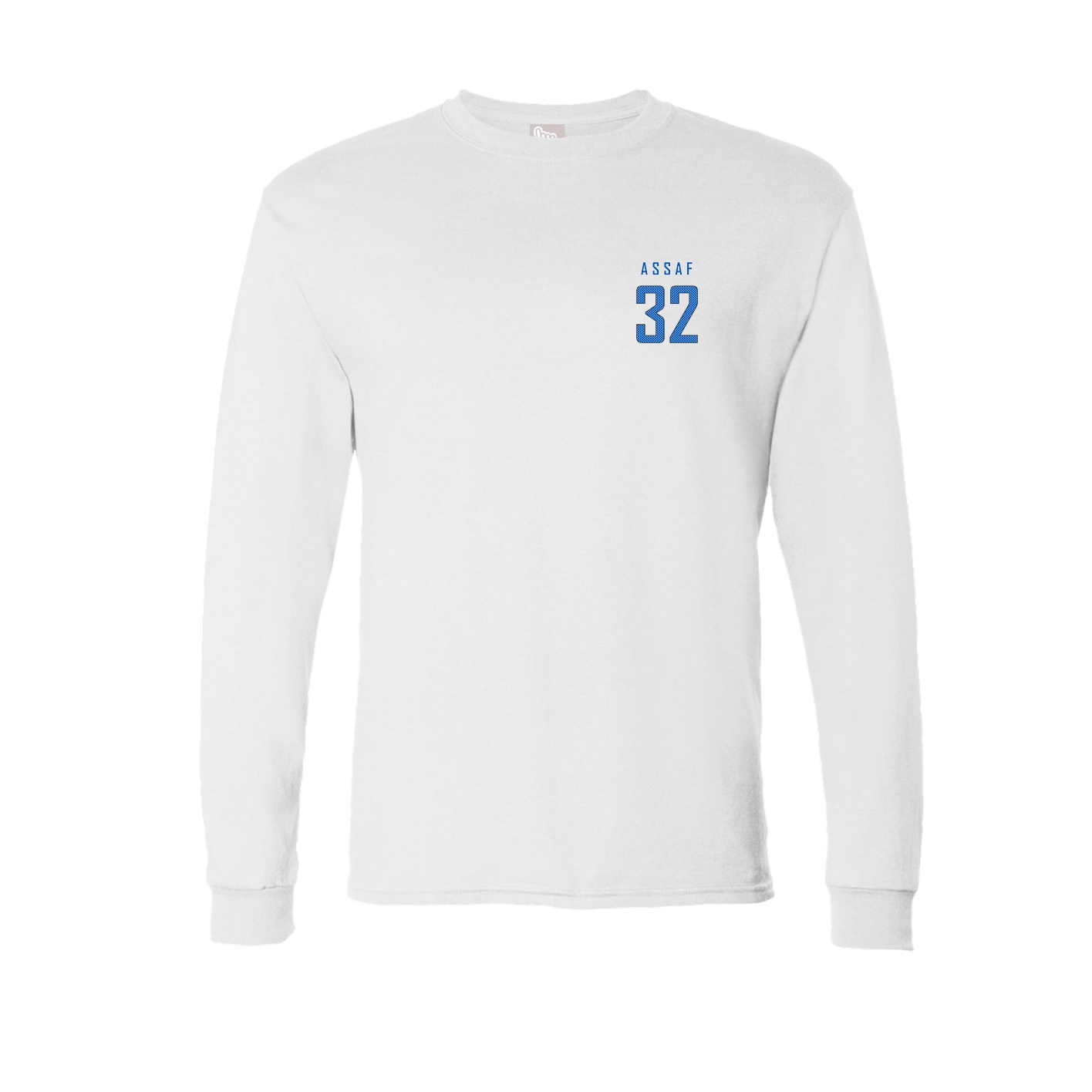 Long Sleeve Tee — Mesh Shirsey in White