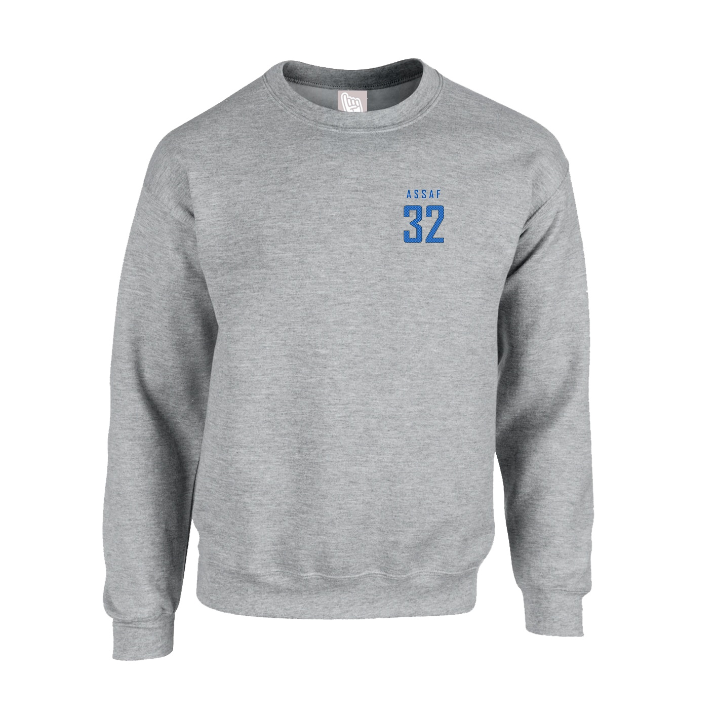 Fleece Crew — Mesh Shirsey in Grey