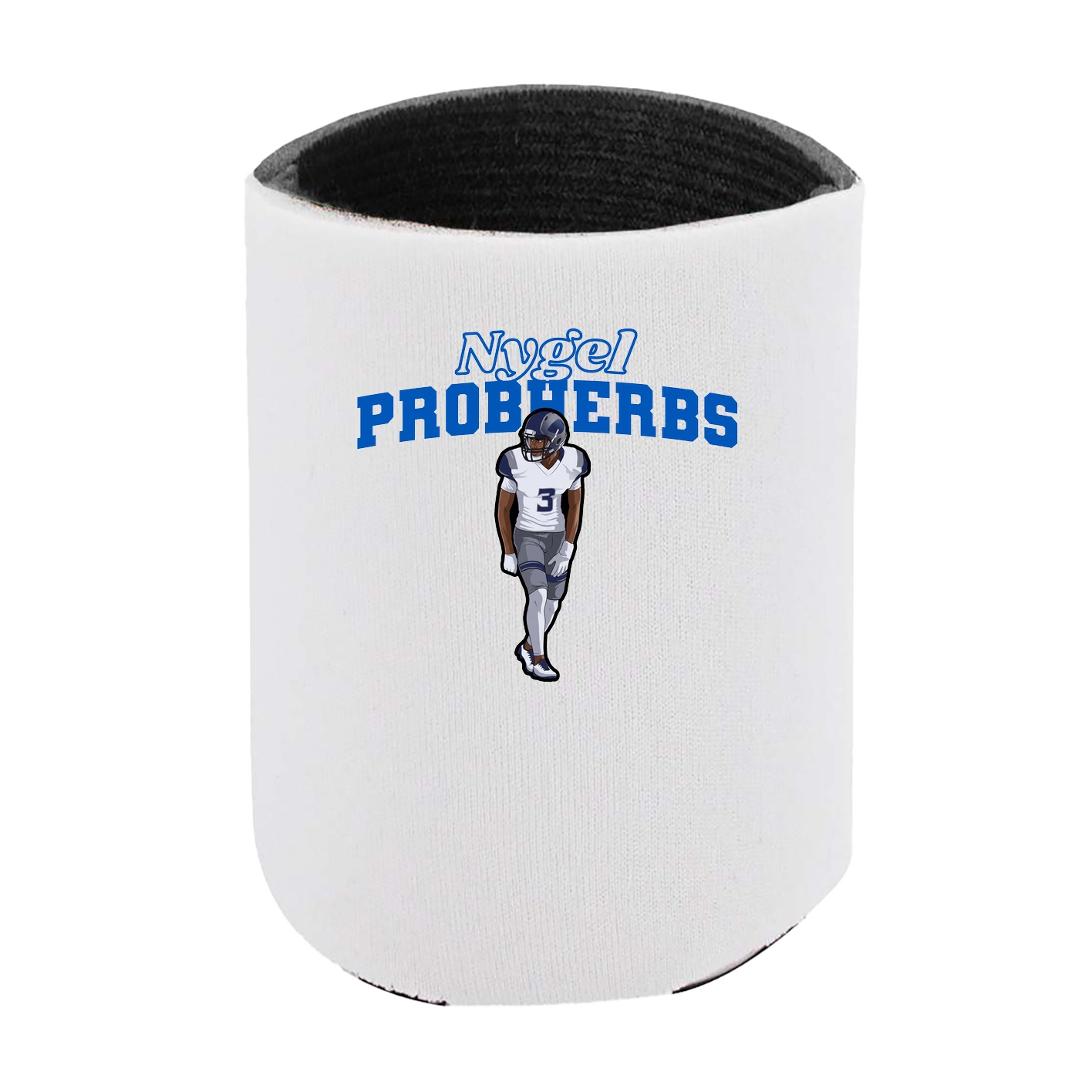Can Holder — Name Arch in White