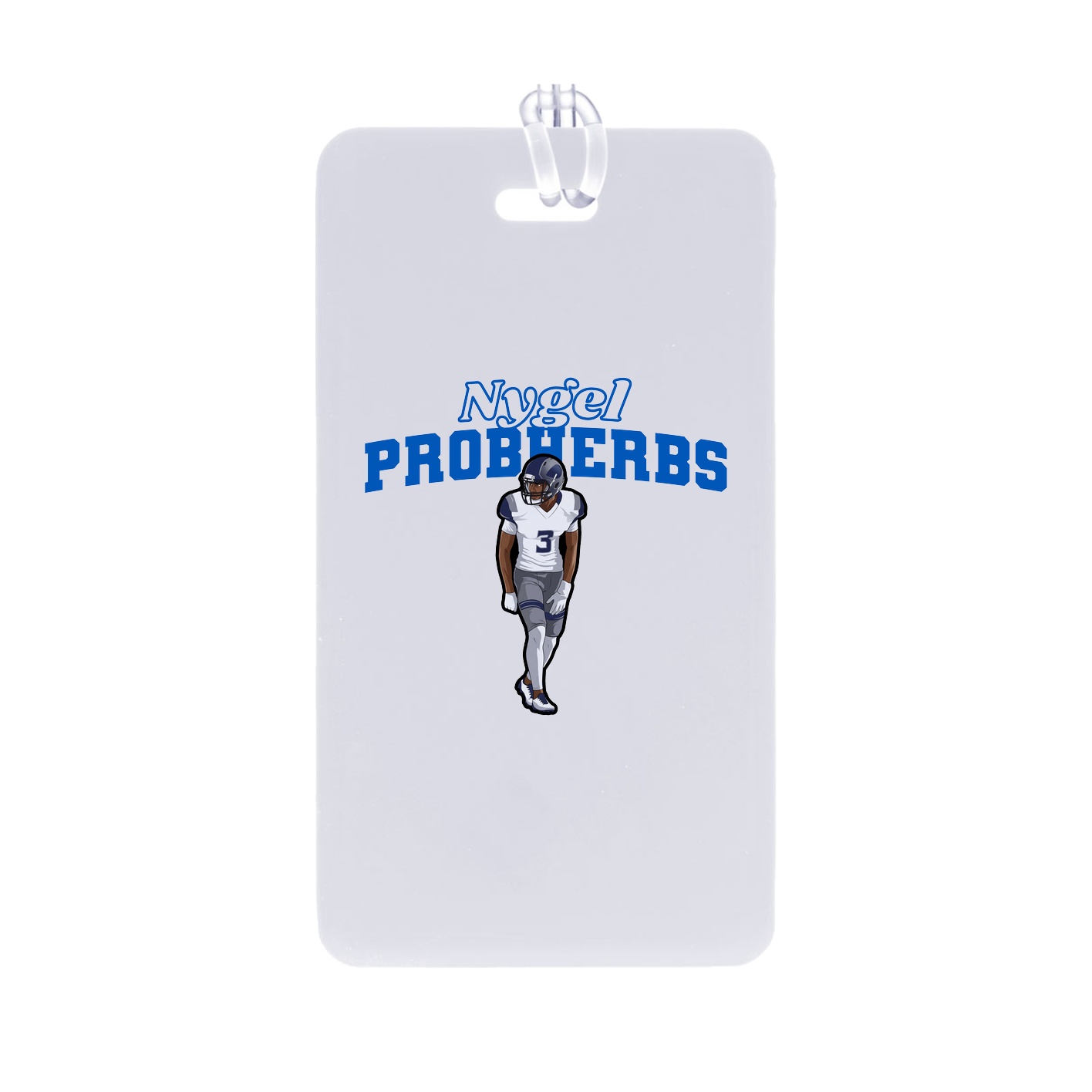 Bag Tag — Name Arch in Classic