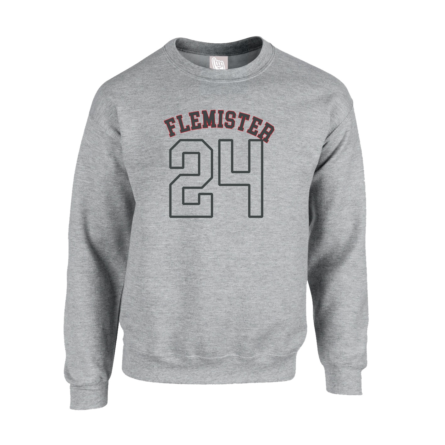 Fleece Crew — Shirsey Arch in Grey