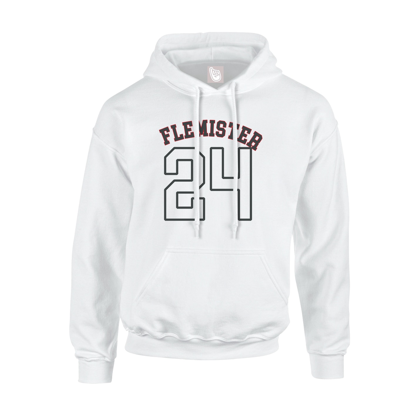 Youth Hoodie — Shirsey Arch in White