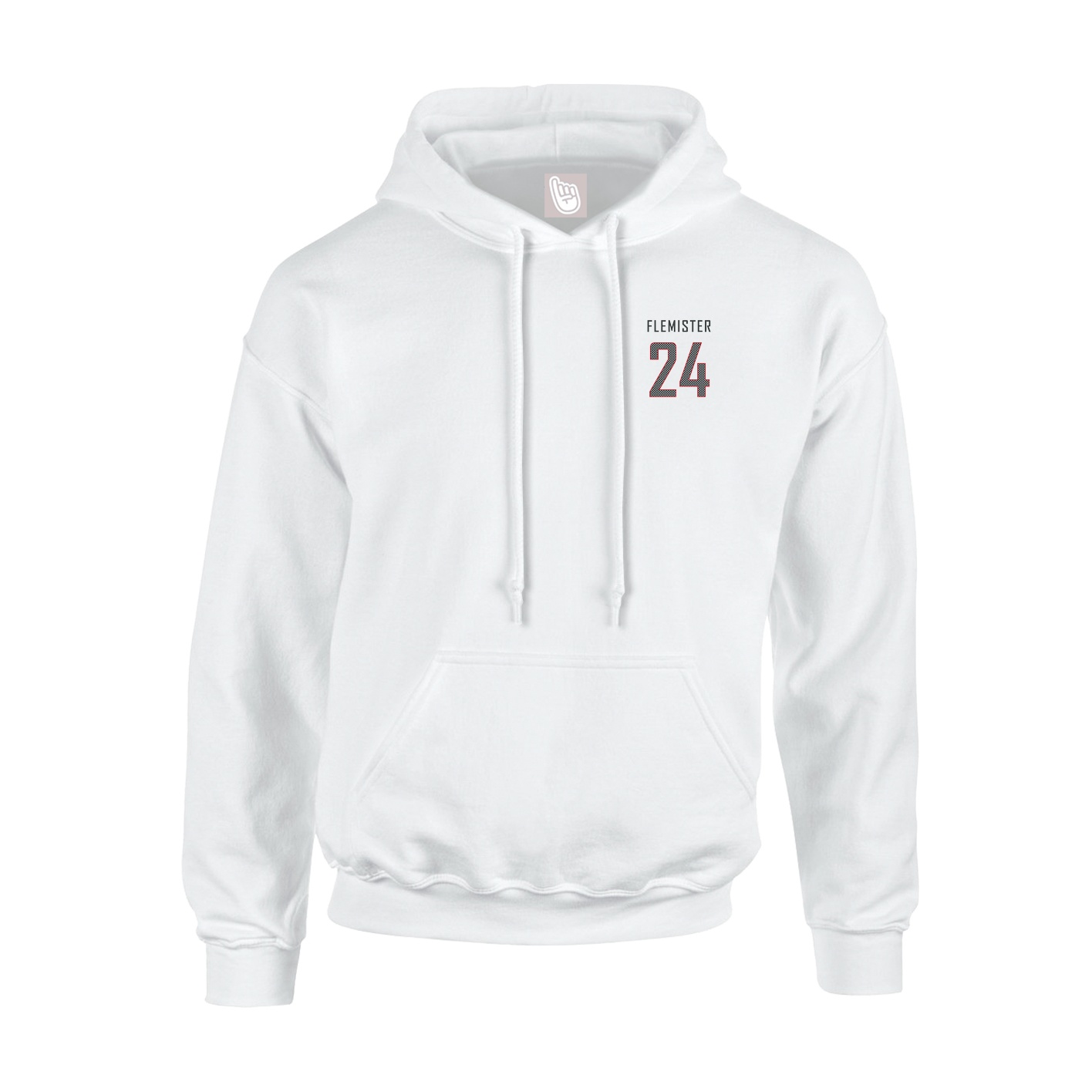 Hoodie — Mesh Shirsey in White