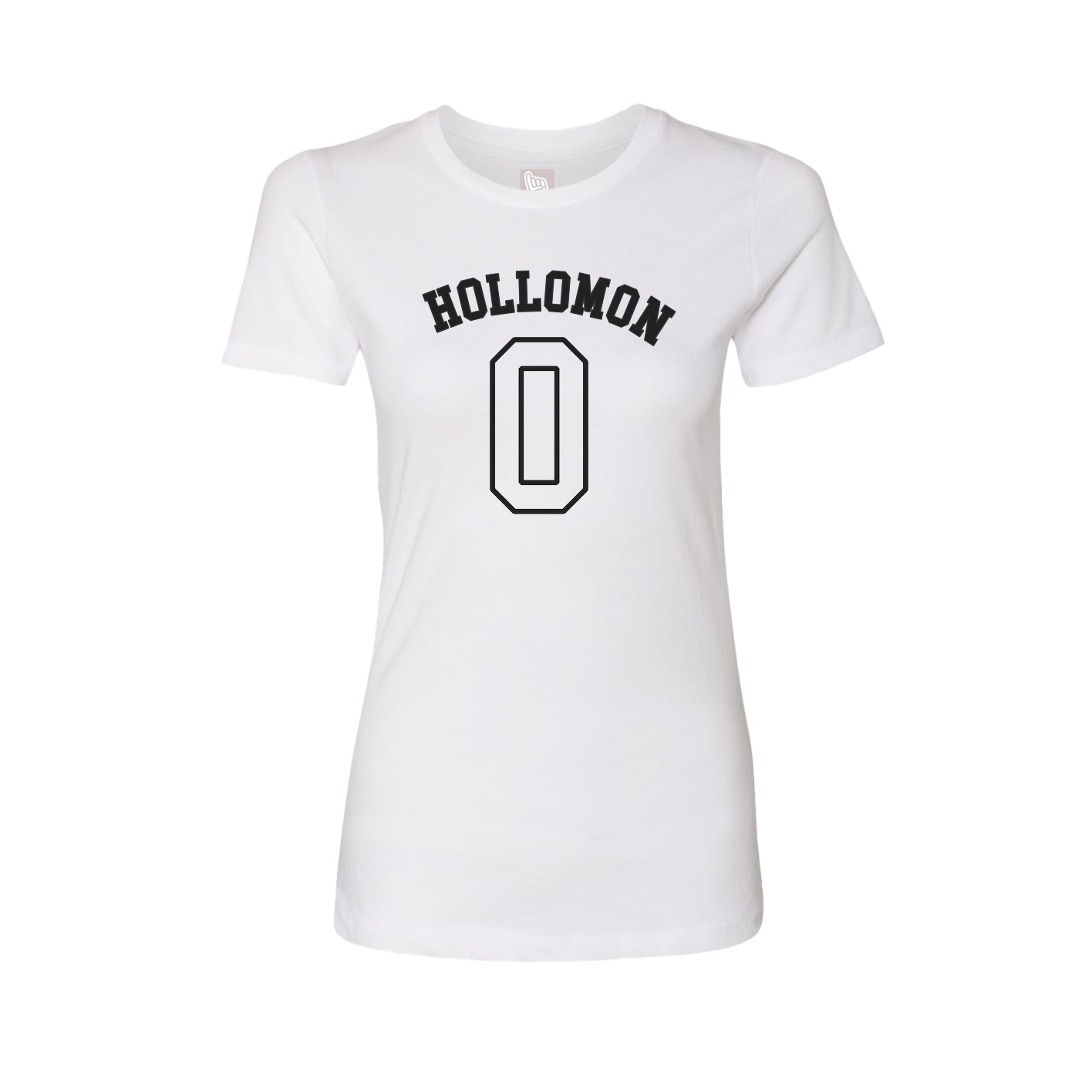 Fitted Women's Tee — Shirsey Arch in White