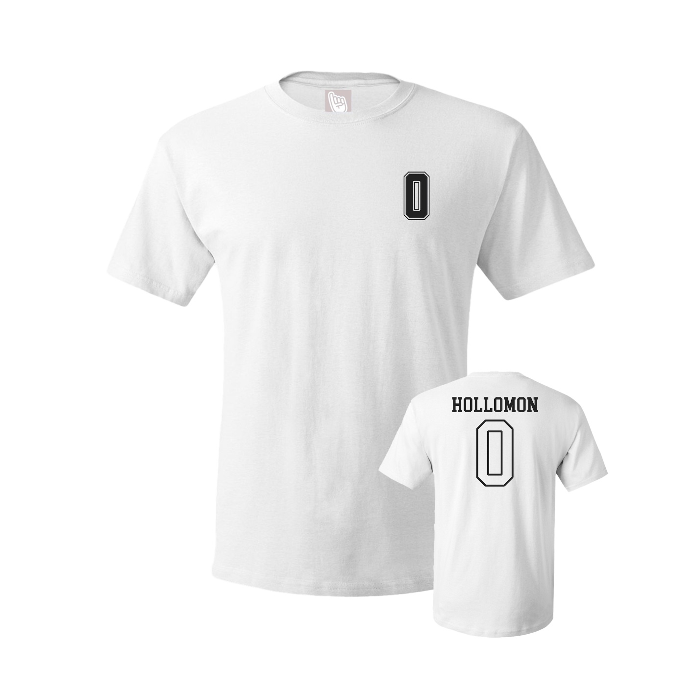 Youth Tee — Chest Back in White