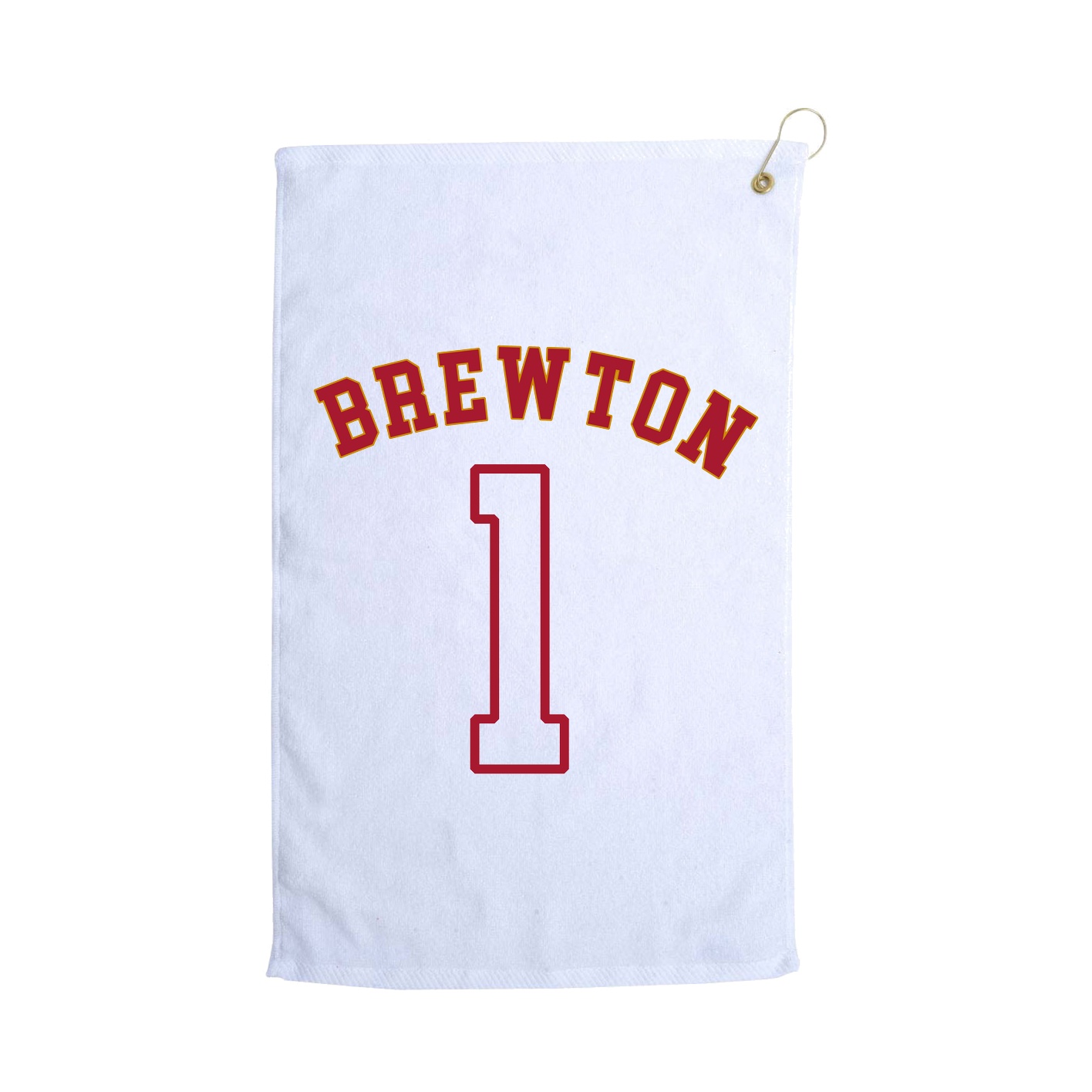 Golf Towel — Shirsey Arch in White