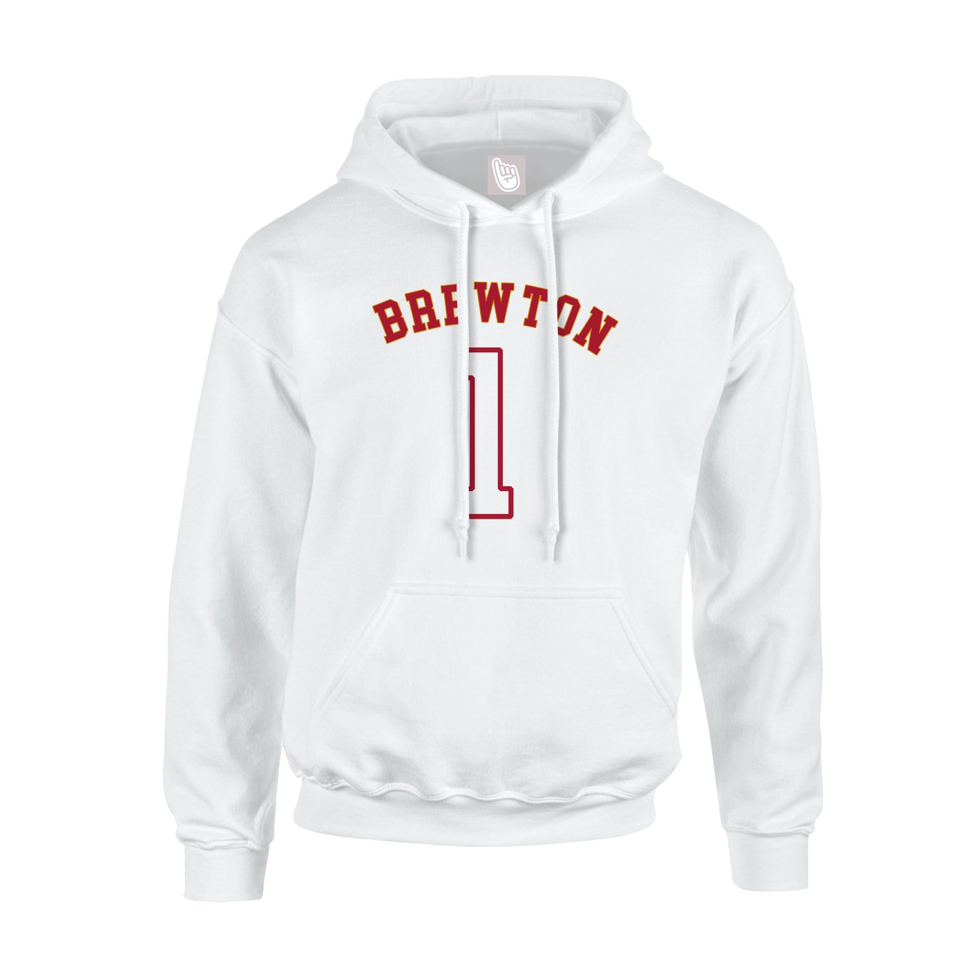 Hoodie — Shirsey Arch in White