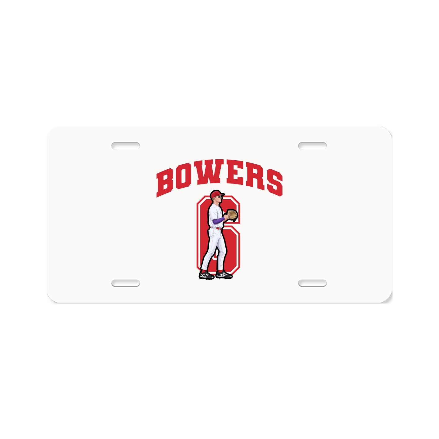 License Plate — Number in Classic