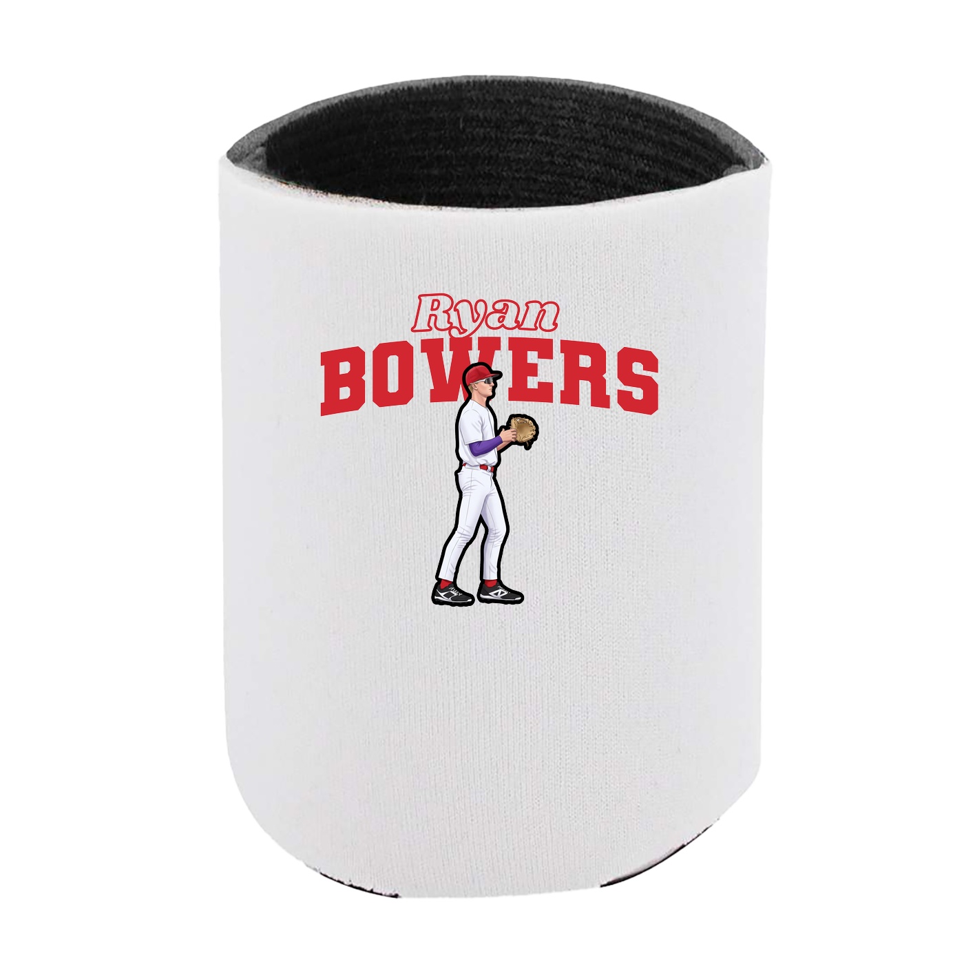Can Holder — Name Arch in White