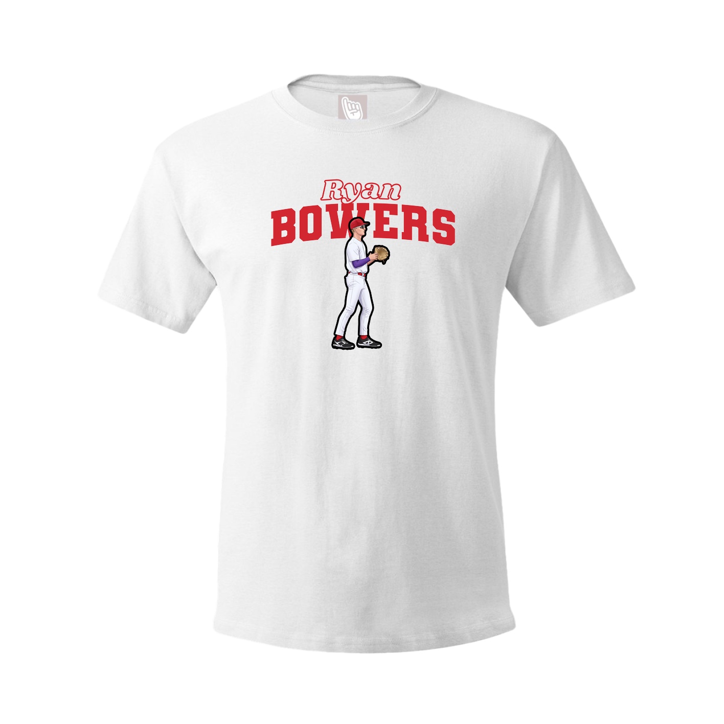 Tee — Name Arch in White