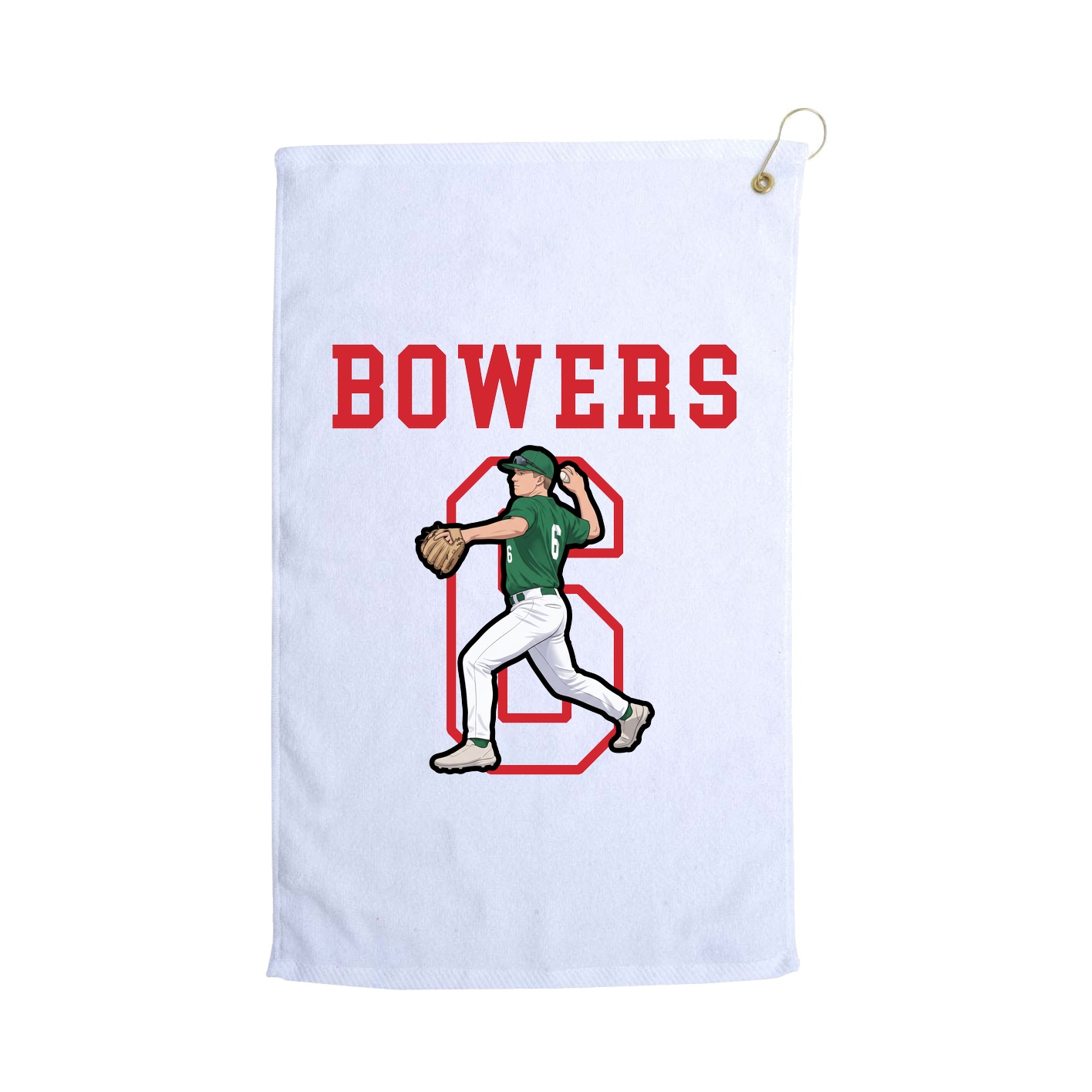 Golf Towel — Shirsey in White